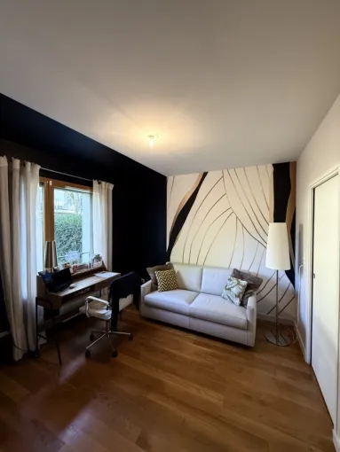 Rénovation de peinture d'un salon d'appartement à Marcy-l'Étoile, Grézieu-la-Varenne, Matière et Nuance