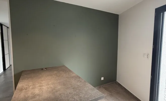 Peinture des murs intérieurs d'une maison à St Genis les Ollières, Grézieu-la-Varenne, Matière et Nuance