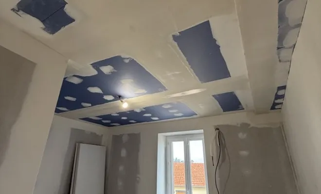 Réalisation de bandes à joints dans un appartement à Francheville, Grézieu-la-Varenne, Matière et Nuance