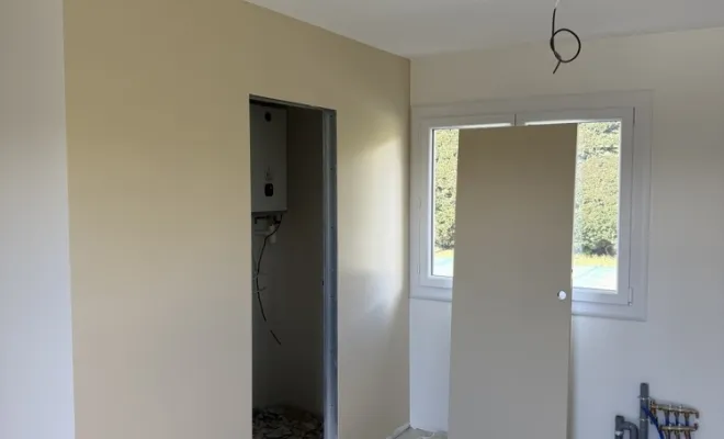 Rénovation pour un logement locatif à Craponne, Grézieu-la-Varenne, Matière et Nuance